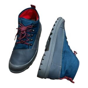 TOMS Men’s Cordova Boots Castlerock Gray/Legion Blue Ripstop Size 12